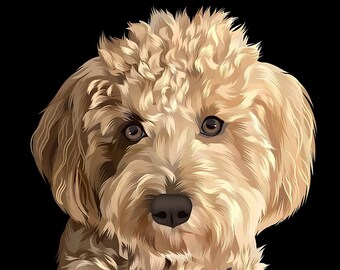 Custom pet portrait, vector pet portrait, personalized dog portrait, Dog art, wall art, dog mom dog dad gift, Dog owners gift, dog Passover