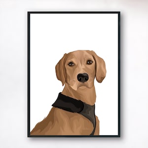 Custom Pet Portrait Drawing from photo | Pet Memorial Gift | Custom dog portrait | Custom cat portrait | Portrait from photo, Dog memorial