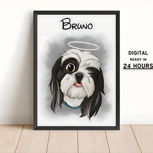 Custom Disney-Cartoon Pet Portrait Personalized Portraits Gifts for Birthday, Anniversary & More,Custom Pet Art Digital and Prints, dog mom