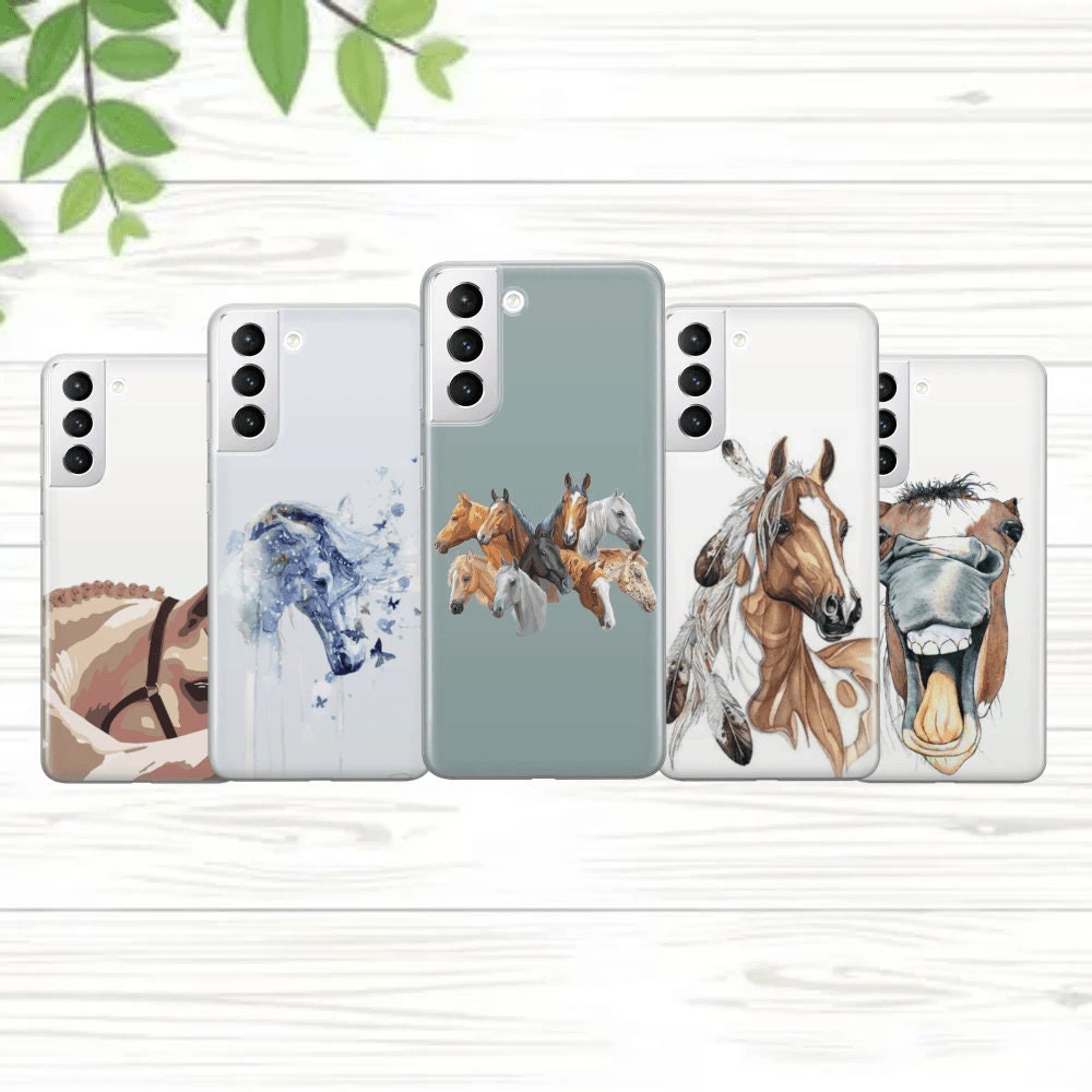 Equestrian Phone Case Horses Cover for iPhone 14 13 12 Pro 11 XR for