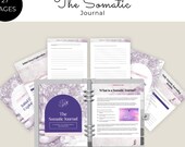 Somatic Journal|Editable Canva Template & PDF|Mind-Body Tracker|Trauma Worksheet|Self-Awareness |Mindfulness Workbook