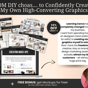 Canva Crash Course for beginners 2025, Canva Beginners Guide, How to use Canva to create digital products to sell, Canva For Business Owners image 2
