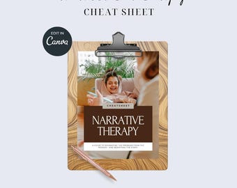 Narrative Therapie Spickzettel: Anleitung für die Schulberatung (druckbare PDF)
