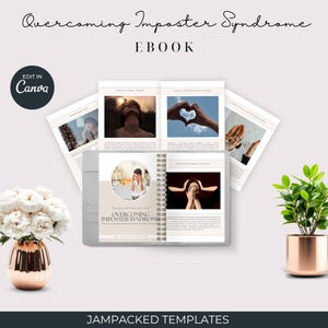 Overcoming Imposter Syndrome eBook | Confidence Building Guide PDF | Editable Canva Mindset Workbook | Self-Doubt Support Tool