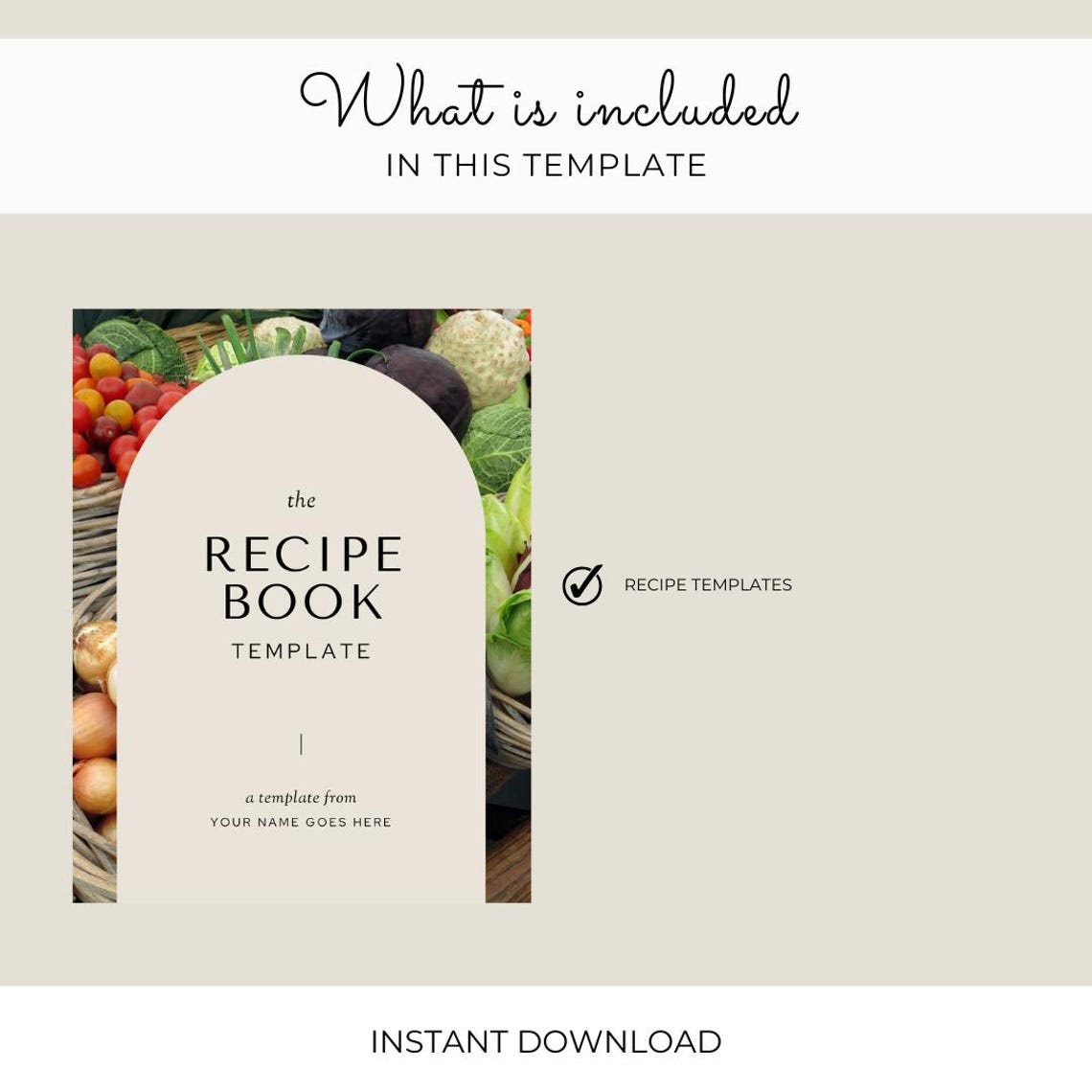 Digital Recipe Book|editable Canva Template|custom Cookbook Pages ...