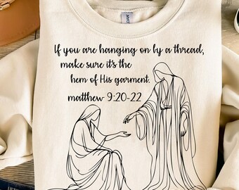 Hem Of His Garment Svg Trendy Christian Shirt Png Matthew Bible Verse Shirt Svg Faith Shirt Design Encouraging Scripture Png Inspirational