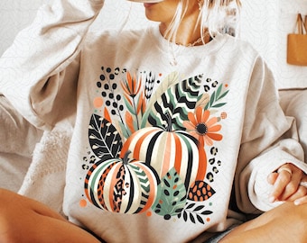 Boho Pumpkins Fall PNG Leopard Pumpkin Boho Fall Shirt Png Fall Pumpkin Season Boho png Trendy Fall Thanksgiving Autumn vibes Png ORIGINAL