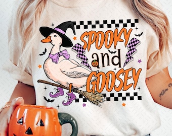 Ganso espeluznante de Halloween (Png), Halloween (Png), Ganso divertido de Halloween (Png), Sublimación de disfraces de Halloween, Halloween para niños (Png), Cuadros (Png)