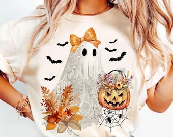 Halloween Lace Ghost Png, Spooky Coquette Png, Girly Ghost Lacey Ghost Png, Spooky Season Png, Ghost Floral Halloween Mama, Sublimation