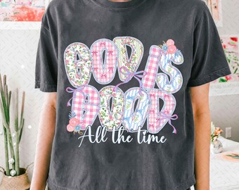 God is Good Png, Spirit Religious Png, Grandmillennial Jesus Png, Jesus Christian Png,Bible Verse Png, Grandmillennial Png, Floral Jesus Png