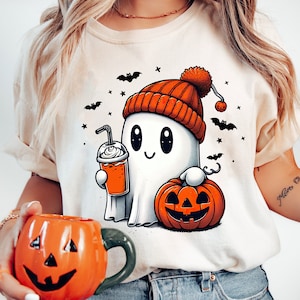 Cute ghost png, Halloween png, coffee png, bougie png, bougie ghost, here for the boos, sticker png, mug png, Trending png, pod, dtf, png