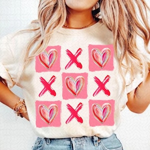Retro Checked Xoxo heart png, Valentine png, Heart png, Valentine day png, xoxo png, Pink coquette valentine png, Brushstroke Heart pn