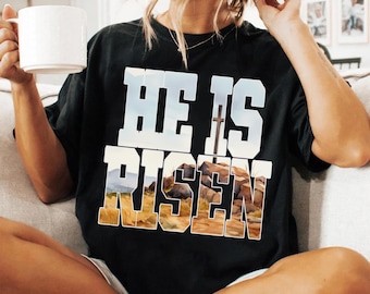 He is Risen PNG Wildflower Png Spring Easter Sublimation Designs Brushstroke PNG Aesthetic Boho DTF Transfers Easter Christian Jesus