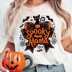 Spooky Mama png, retro halloween png, trending png, Gothic png, Bat halloween png, Mama png, Witch png, Spooky mini png, Mama mini png