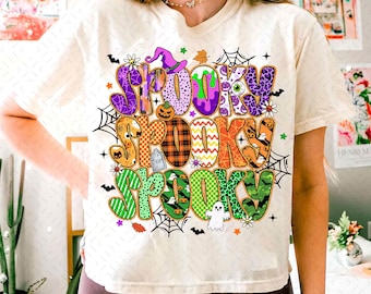 Preppy Halloween Spooky png, Retro Halloween png, Spooky Season png, Halloween Spooky Sublimation Png, Gothic Halloween, Halloween Shirt png