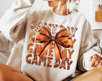 Coquette Basketball PNG, Game Day Basketball PNG, Basketball Mama Bow Png, Glitter, Luipaardprint, Basketball Mom Png, Retro Basketball