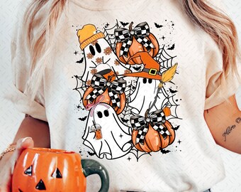Halloween Coquette Bow Png, Spooky Season Png, Aesthetic Coquette Halloween PNG, Girly Halloween Png, Trendy Halloween, Cute Ghost Png