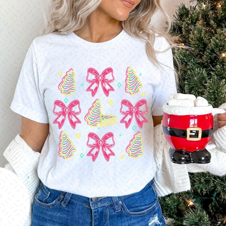 Neon Coquette Christmas Neon PNG, Christmas Png, Neon Christmas Png