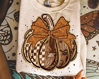 Cowboy Checkered Fall Png, Fall Pumpkin Png, Howdy PNG, Fall Png, Western Halloween Cowboy Sublimation, Cowboy Spooky Coquette PNG