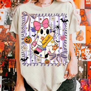 Benutzerdefinierte Halloween Lehrer Png, Halloween Png, Süßer Geist Png, Gruselige Saison Png, Retro Halloween Png, Preppy Gruseliger Lehrer Png Sublimation