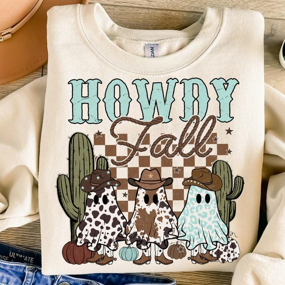 Howdy Fall png, Western Fall png, Fall png, Fall vibes png, Western png, country fall png, Cowgirl png, png design