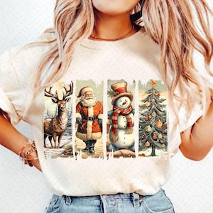 Retro Christmas PNG, Christmas Shirt PNG, Vintage Christmas PNG, Santa Claus png, Christmas Sublimation, Merry Christmas png, T-shirt design