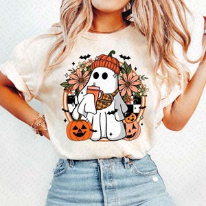 Ghost Halloween Png, Halloween Pumpkin png, Cute Ghost Png, Spooky Season Png, Trendy Fall Png, Halloween Mama Png, Fall Ghost Png