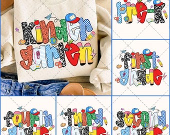 Preppy Back To School Bundle For Boys Bundle PNG, School Boy PNG, Boys Ball Cap Png, Pre-K Kindergarten 1st/2nd 3rd Grade Png Sublimation