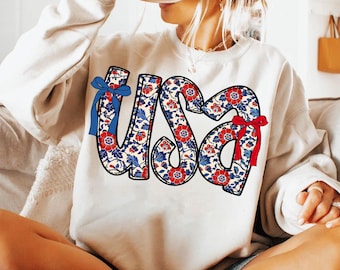 Floral Coquette USA Png, Retro America Png, 4th Of July PNG, 4th Of July Sublimation Design, popular America Png, Patriotic Png, Girly png