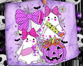 Teacher Halloween Coquette Png, Cute Spooky Teacher Design, Funny Ghost Teacher Pencil Bow Png, Preppy Halloween Teacher Png, Fall Te
