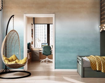 Modern Ombre Geometric Wallpaper Mural Perfect for accent walls, bedrooms, living rooms, offices, or creative studios