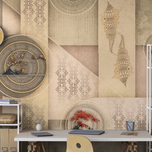 Ethnische Indien Tapete für Wohnkultur | Inspiriert von künstlerischen indischen Hand Made Designs