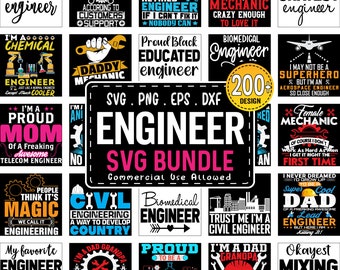Engineer SVG Bundle, Funny Engineer Quotes SVG, Engineering Svg, Engineer Life, Engineering Humor, Engineer Life Svg Png Eps Dxf