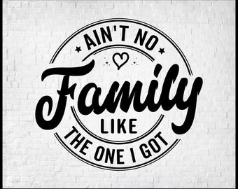 Ain't No Family Like The One I Got Svg, Family Matching Shirts Png, Family Trip Svg, Family Vacation Svg Png, Family Reunion Svg Cut Files