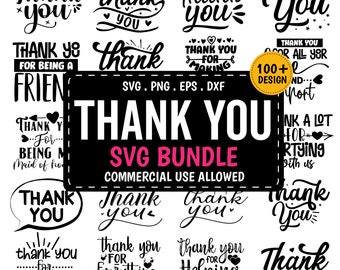 Thank You Svg Quotes, Thank You Gifts Svg Bundle, Thank You Card, Stickers Svg Bundle, Designs Thank You Svg Png Cricut, Thank You Shirt Svg
