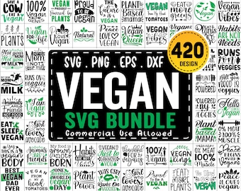 Vegan Svg Bundle, Vegetarian Svg, Vegetarian Png, Vegan Svg Cut File, Vegetarians Quotes Bundle, Veganism Lovers Sayings, Vegan Shirt SVG