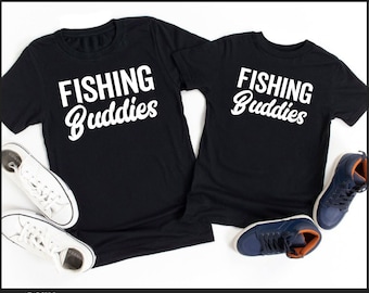 Fishing Buddies Shirt Svg, Matching Dad and Son Shirts, Father Son Matching Shirts, First Fathers Day Gift for Dad, Daddy And Me Png