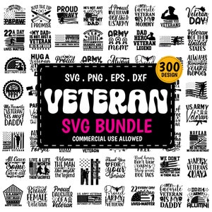 Veterans day SVG Bundle, Veteran day Quote svg, Veteran SVG Bundle Cut Files for Cricut, Military svg, Patriotic svg, Veteran Bundle PNG