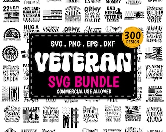 Veterans day SVG Bundle, Veteran day Quote svg, Veteran SVG Bundle Cut Files for Cricut, Military svg, Patriotic svg, Veteran Bundle PNG