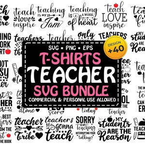 Teacher Svg Bundle, Teacher Svg, Back To School Svg, Teacher Life Svg, Teacher Quotes Svg, Teacher Sayings Svg, Teacher Cricut, Silhouette