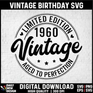 1960 Limited Edition - Etsy