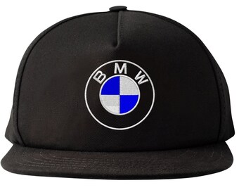 New Hat Emboirdered BMW Car Logo Snapback Cap