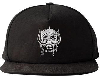 New Hat Gorra snapback con logo de Motorhead bordado