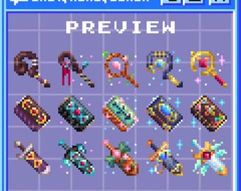 Fantasy RPG Magical Potion Twitch Sub Bits Badges || 15x Cool Pixel Art ...