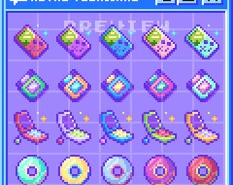Retro Tech Pixel Art Twitch Badges | 8-bit Game Loyalty Medals (Digital Download)
