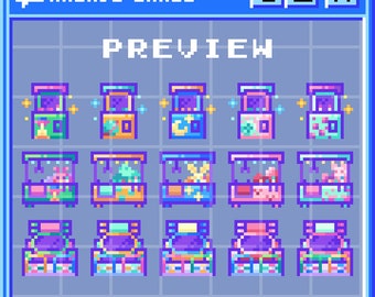 Retro Arcade Pixel Art Badges | Twitch Sub Bit Medals (Digital Download)
