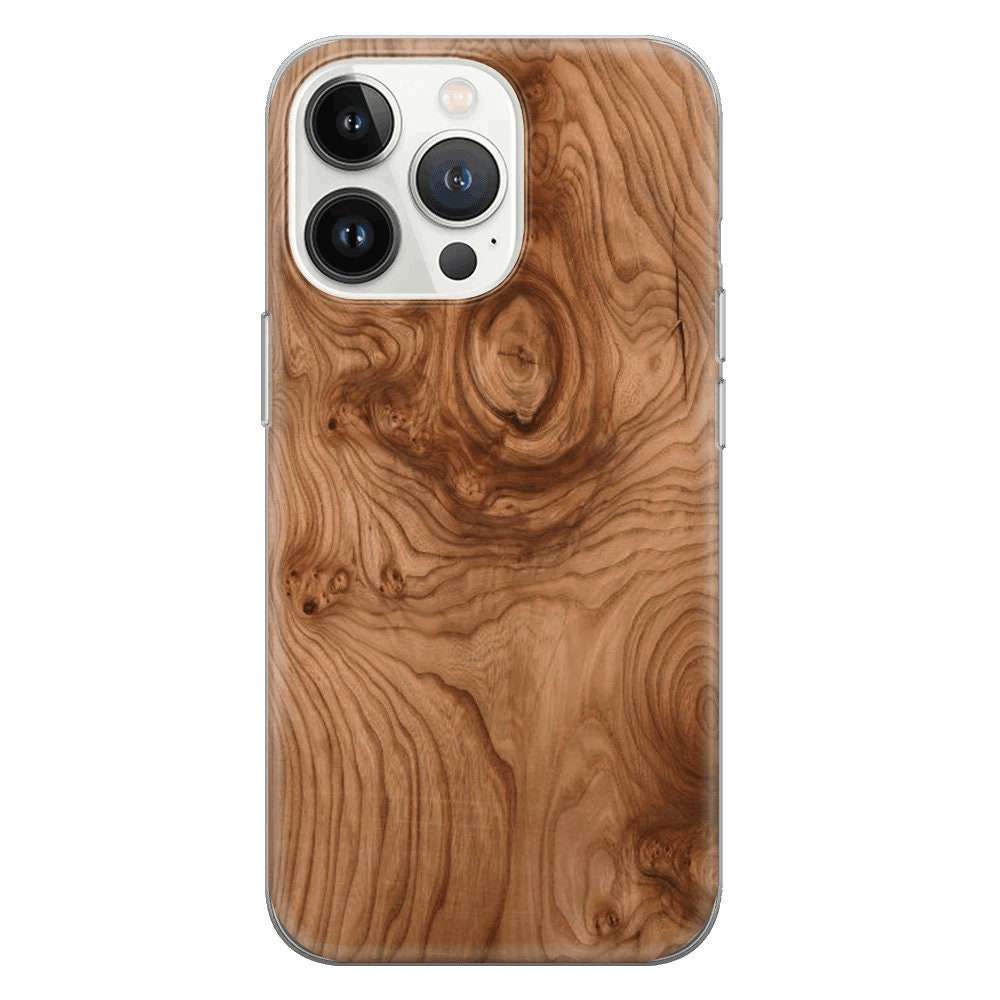 Wood Grain Phone Case Wood Design Cover for iPhone 14 13 12 Pro 11 XR 8