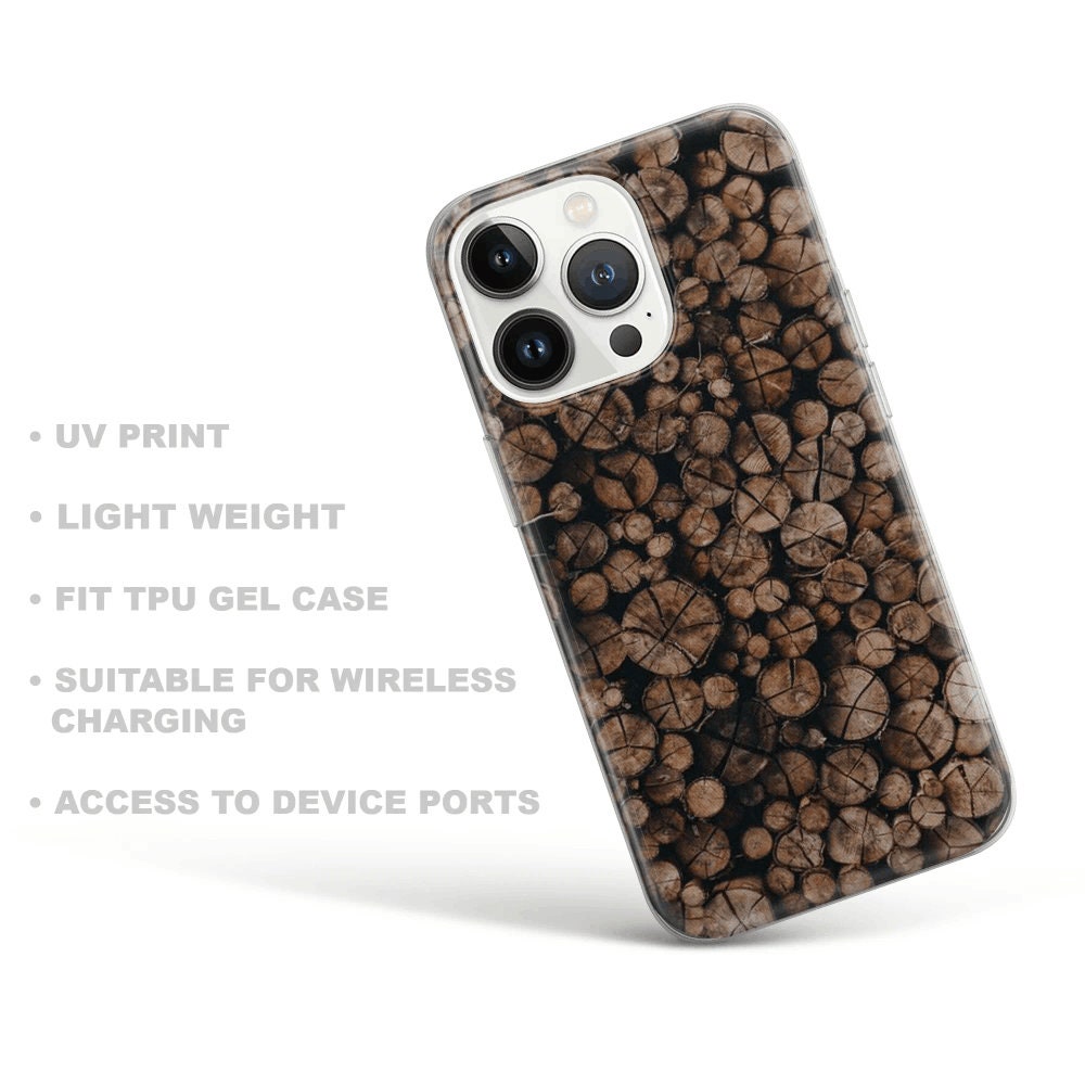 Wood Grain Phone Case Wood Design Cover for Iphone 14 13 12 Etsy