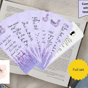 Bridgerton Bookmarks, reading, gift, book lover