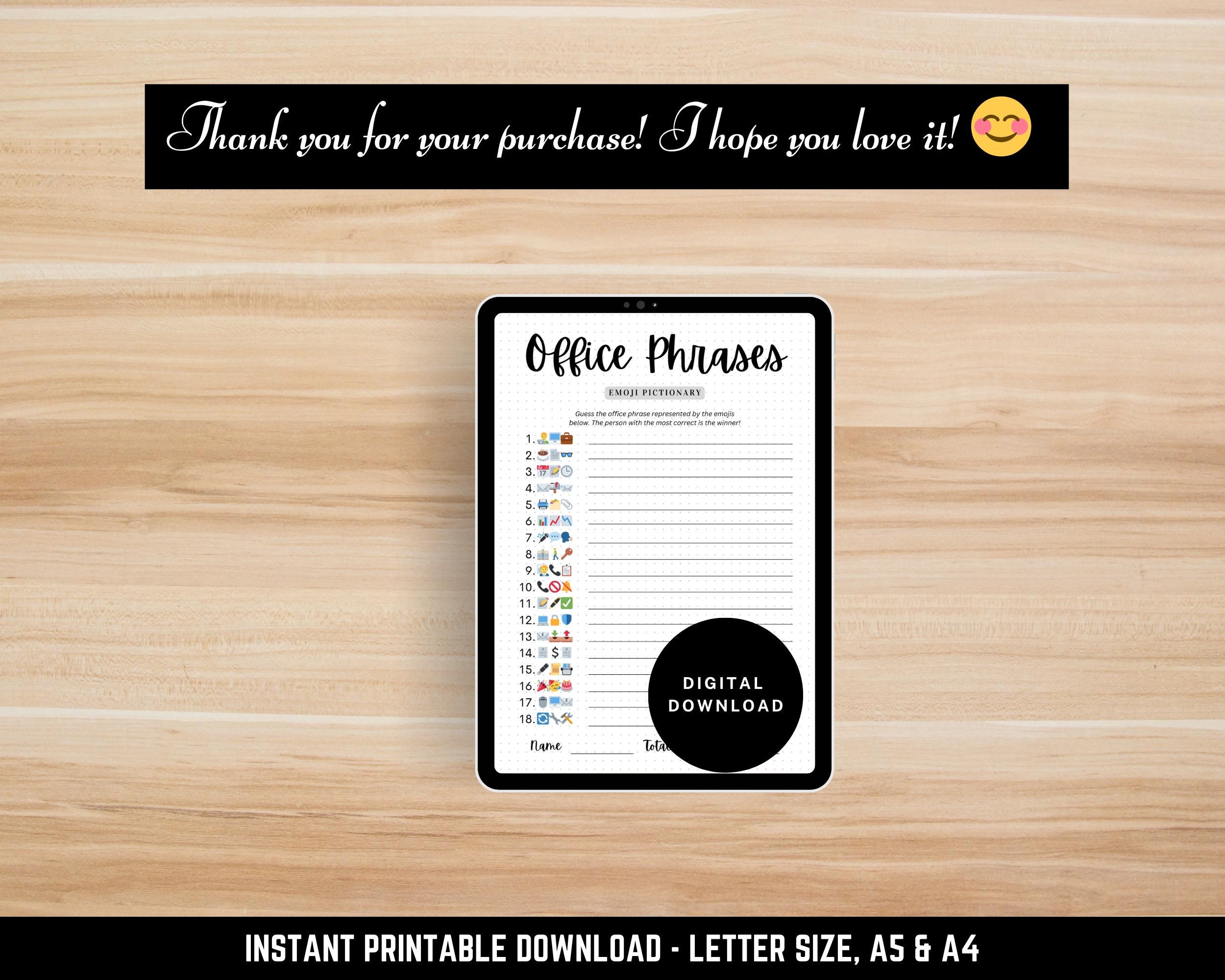 Icebreaker Games Bundle Printable | Office Party, Dinner Conversation ...